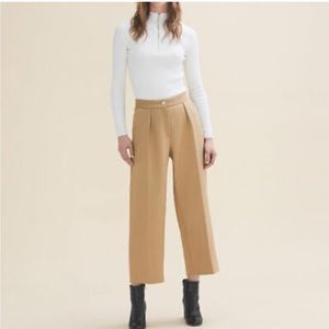 Maje brand cropped wide leg pants